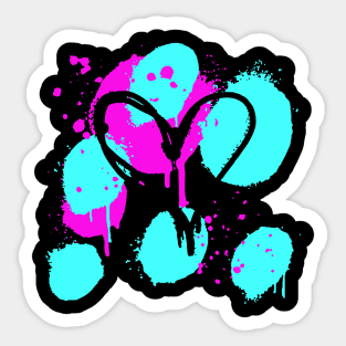 Graffiti Love Sticker